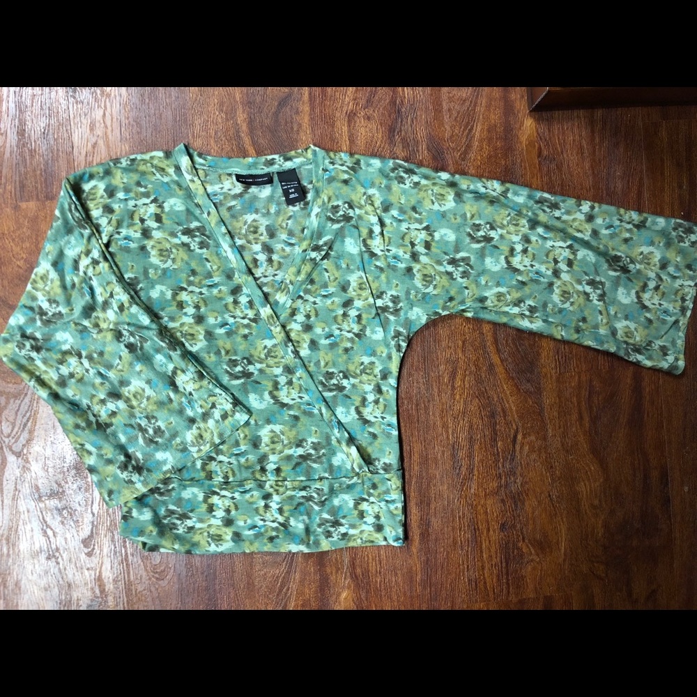 Vintage NYCo wrap blouse
